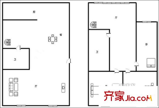 永吉家園3室2廳2衛(wèi)1廚