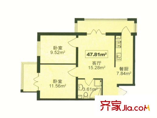 哈爾濱 西典家園 戶型圖
