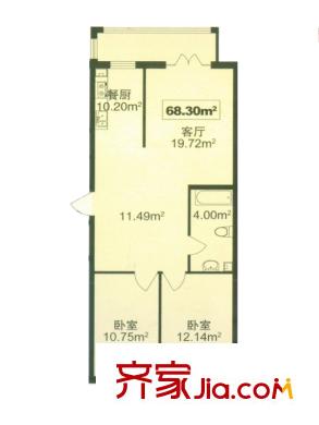 哈爾濱 西典家園 戶型圖