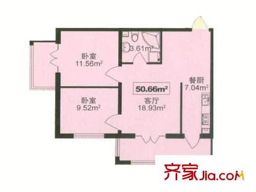 哈爾濱 西典家園 戶型圖