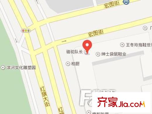 紅河八街區(qū)交通圖