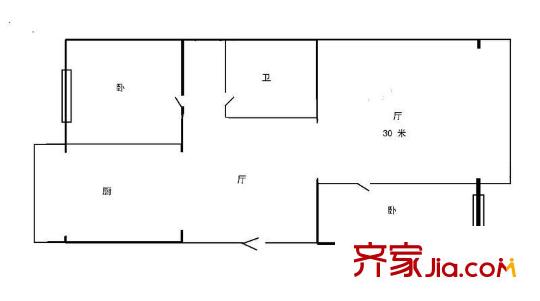 哈爾濱 多福家園 戶型圖
