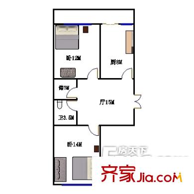 六順小區(qū) 戶型圖