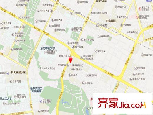 樂松小區(qū)交通圖