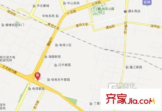 健康家園交通圖哈爾濱  