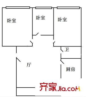永吉家園 3室 戶型圖