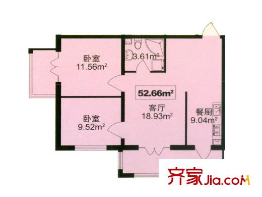 哈爾濱 西典家園 戶型圖