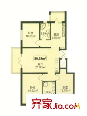 哈爾濱 西典家園 戶型圖