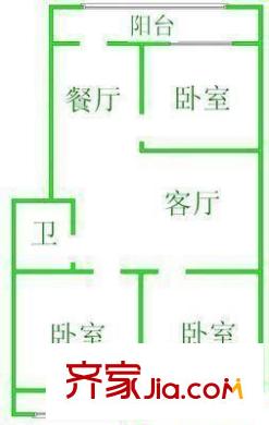 哈爾濱 民香小區(qū) 戶型圖