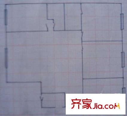 極樂(lè)小區(qū) 3室 戶型圖