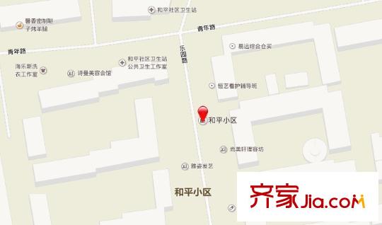 和平小區(qū)交通圖