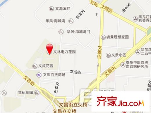 文林小區(qū)交通圖 