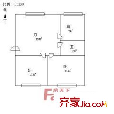 哈爾濱 健康家園 戶型圖