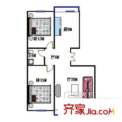 哈爾濱 中北春城 戶型圖