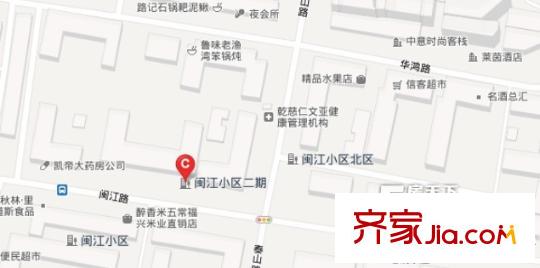 閩江小區(qū)二期交通圖哈爾濱  
