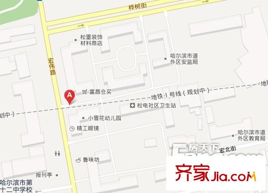 松電小區(qū)交通圖