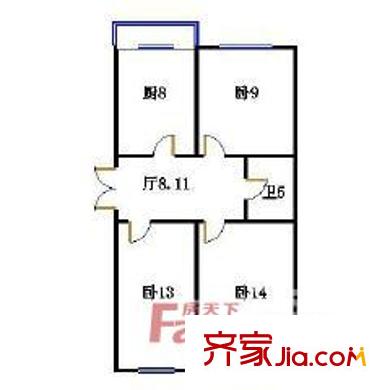 哈爾濱 民香小區(qū) 戶型圖