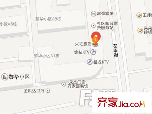 黎華小區(qū)交通圖