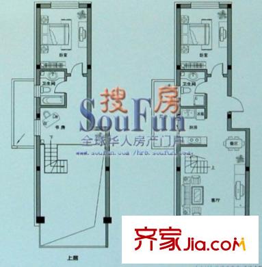 大眾國(guó)際戶型圖戶型圖 2室1廳2衛(wèi)1廚