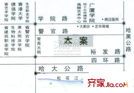 裕發(fā)新城交通圖