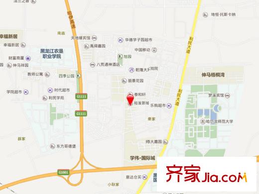 裕發(fā)新城交通圖