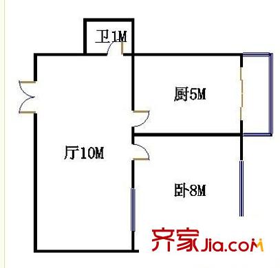 仁和家園 2室 戶型圖