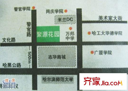聚源花園交通圖