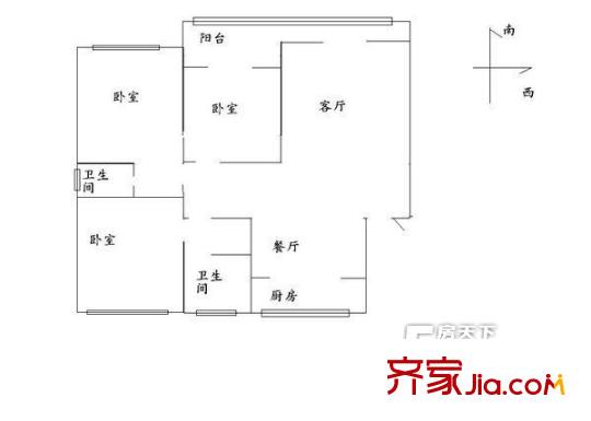 哈爾濱 旭升家園 戶型圖