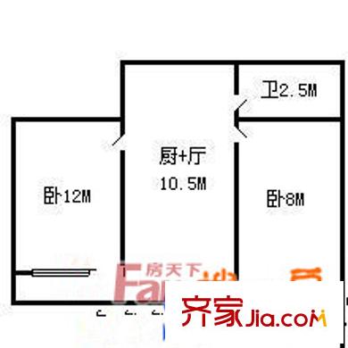 哈爾濱 白毛小區(qū)三期 戶型圖