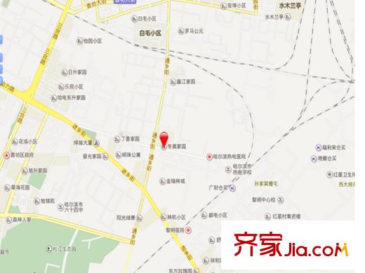 冬奧家園交通圖