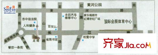 華軒美景交通圖
