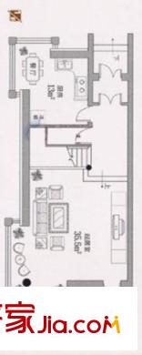 大眾國(guó)際戶型圖戶型圖 1室1廳1衛(wèi)1廚