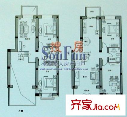 大眾國際戶型圖戶型圖 3室2廳2衛(wèi)1廚