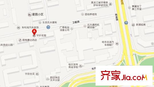 宇軒花園交通圖