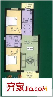 哈爾濱 大眾嘉園 戶型圖