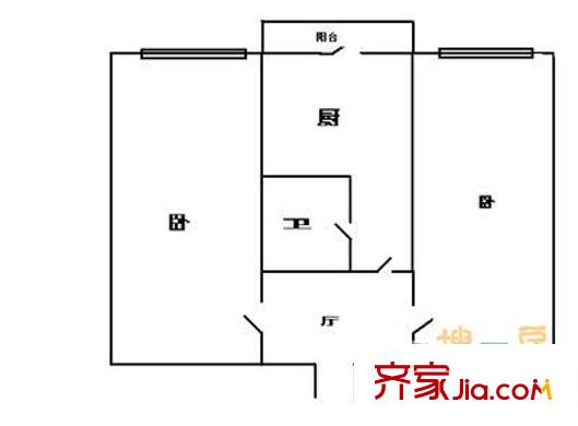 仁和家園 2室 戶型圖