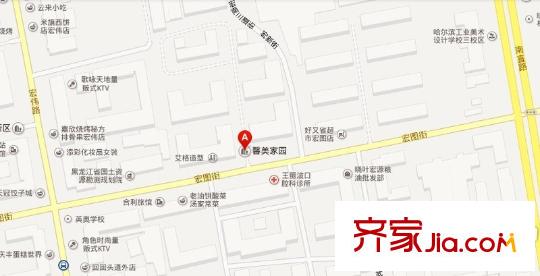 馨美家園交通圖哈爾濱  