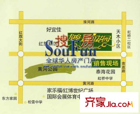 龍埠城市花園交通圖