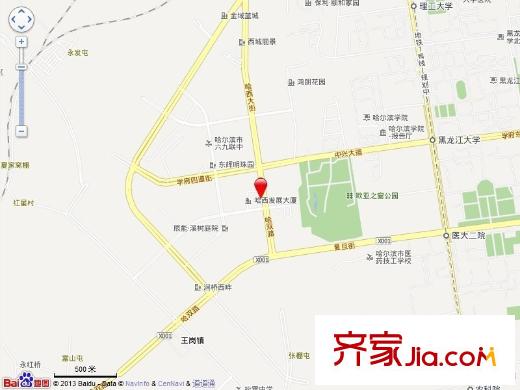 哈西萬達(dá)廣場交通圖交通示意圖