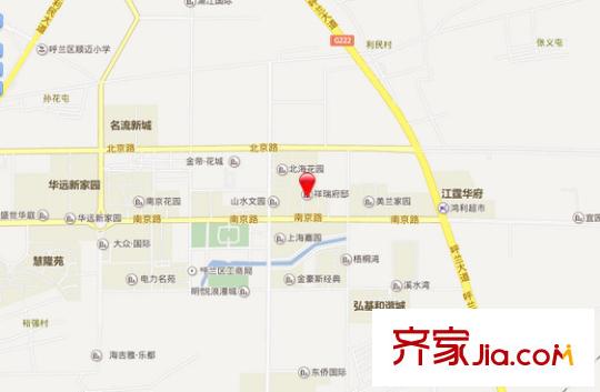 祥瑞府邸交通圖