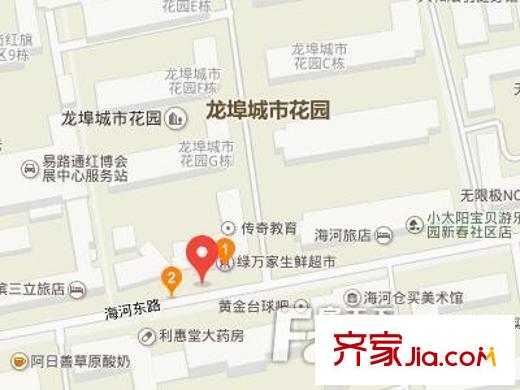 龍埠城市花園交通圖