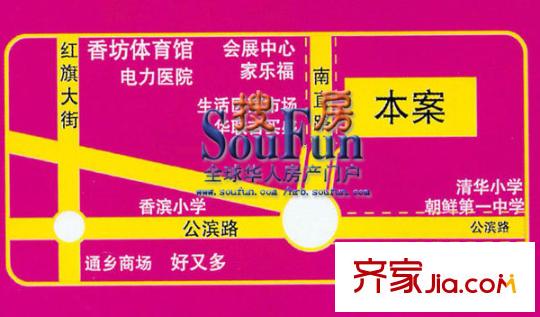 珠江俊景交通圖