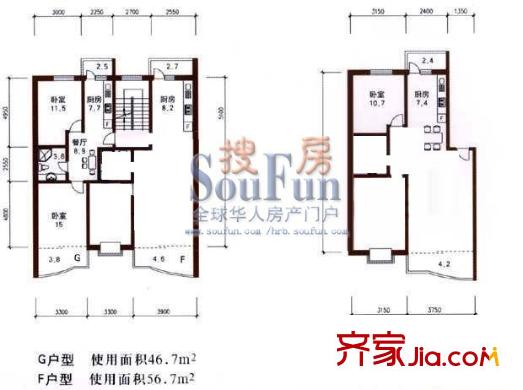 保利頤和家園戶型圖3室