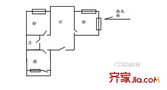 哈爾濱 海順新苑 戶型圖