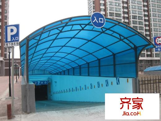 祥瑞府邸實景圖地下停車場入口（2013-4-27）