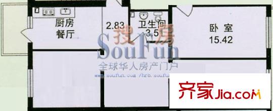 哈爾濱 翠海花園 戶型圖