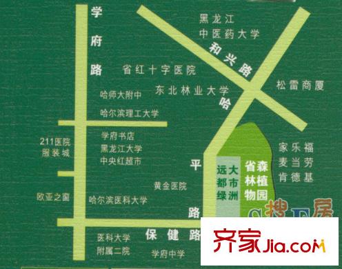 遠大都市綠洲交通圖