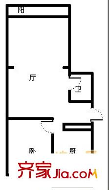 幸福家園 2室 戶型圖