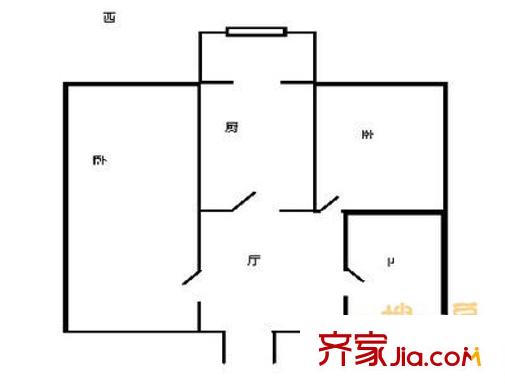 和諧家園 2室 戶型圖