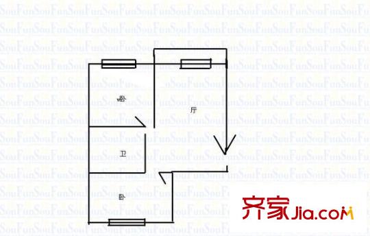 泰山小區(qū) 3室 戶型圖